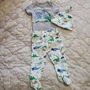 Chick pea 3 piece set 3-6 month